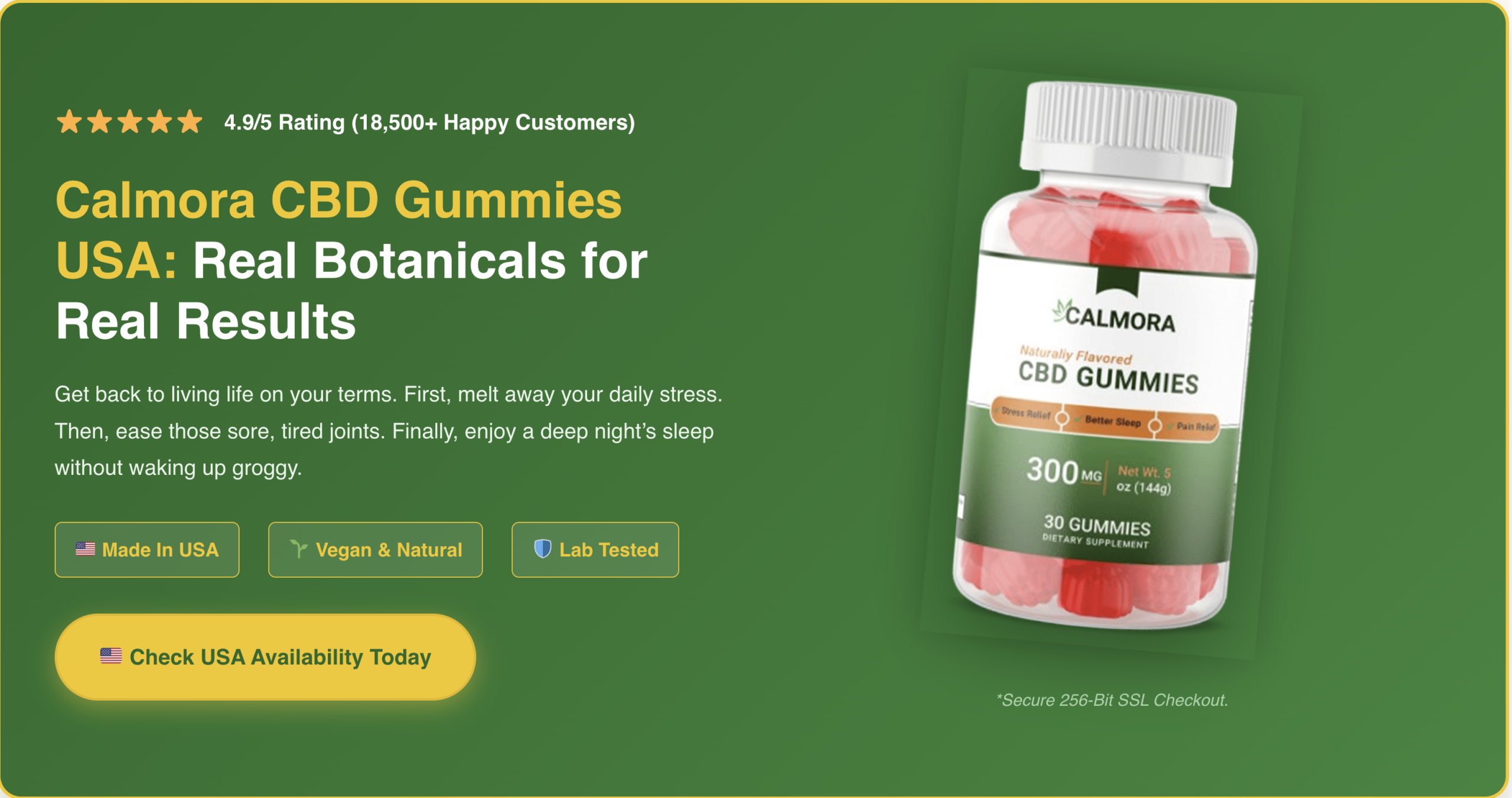 Calmora CBD Gummies USA 2026