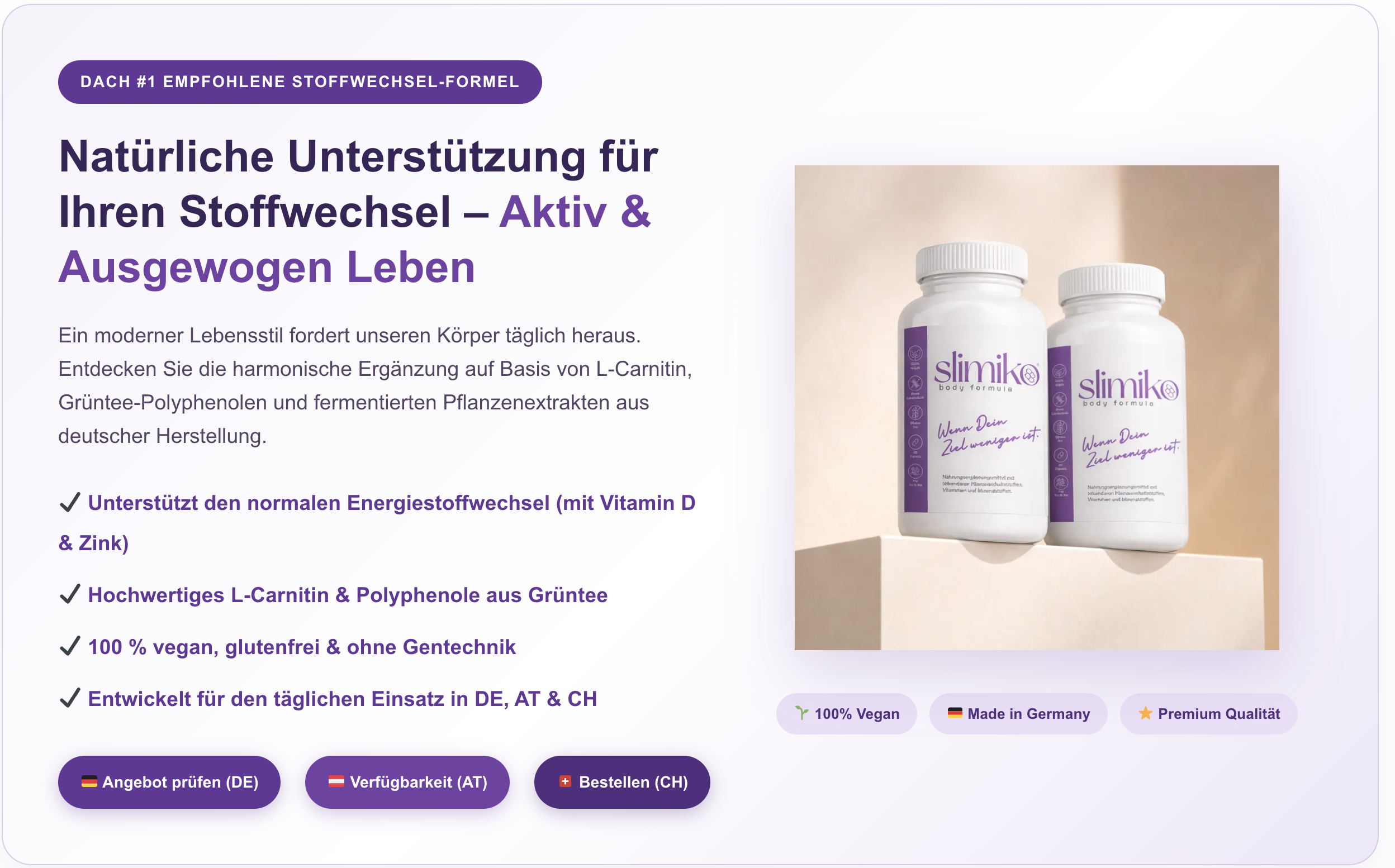 Slimiko Body Formula DE, AT, CH